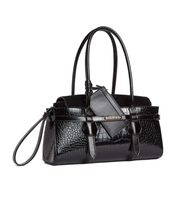 Dsquared2 Logo Stamp Twin Shoulder Bag