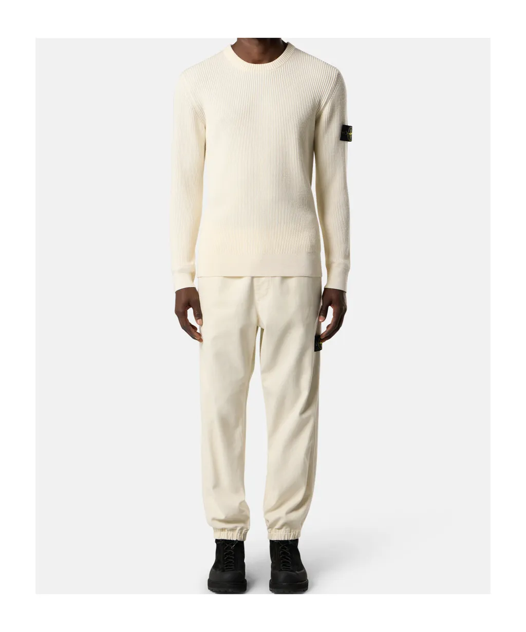 Stone Island Logo Patch Knitted Jumper