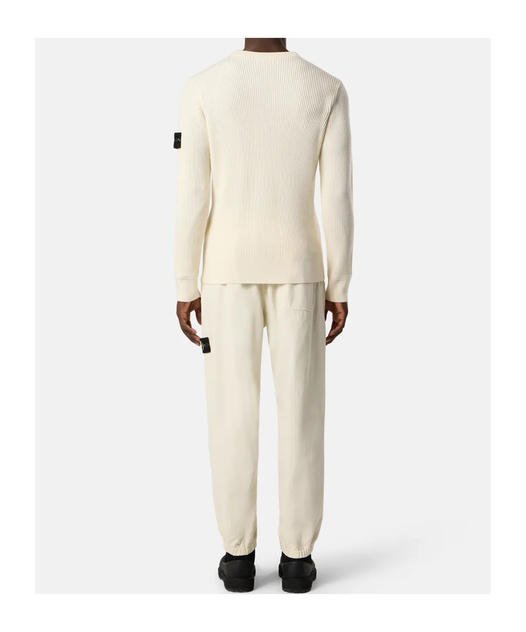 Stone Island Logo Patch Knitted Jumper