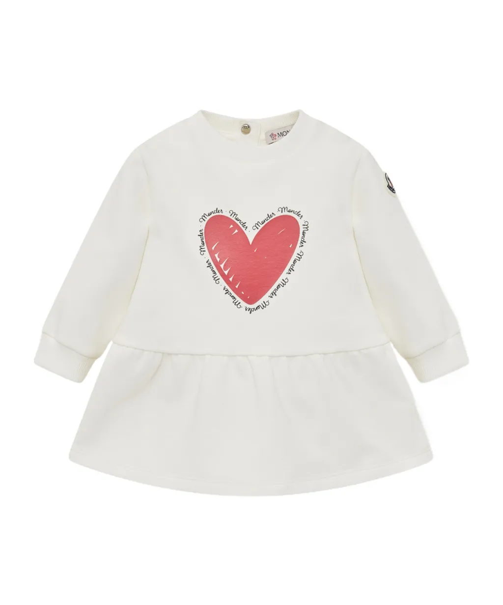 Heart Motif Cotton Dress