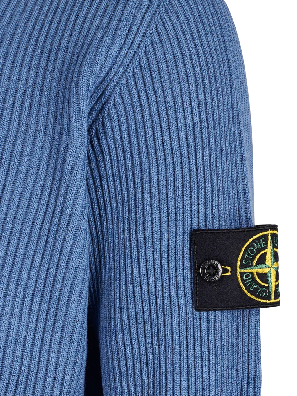 Ribbed Log-Patch Sweater