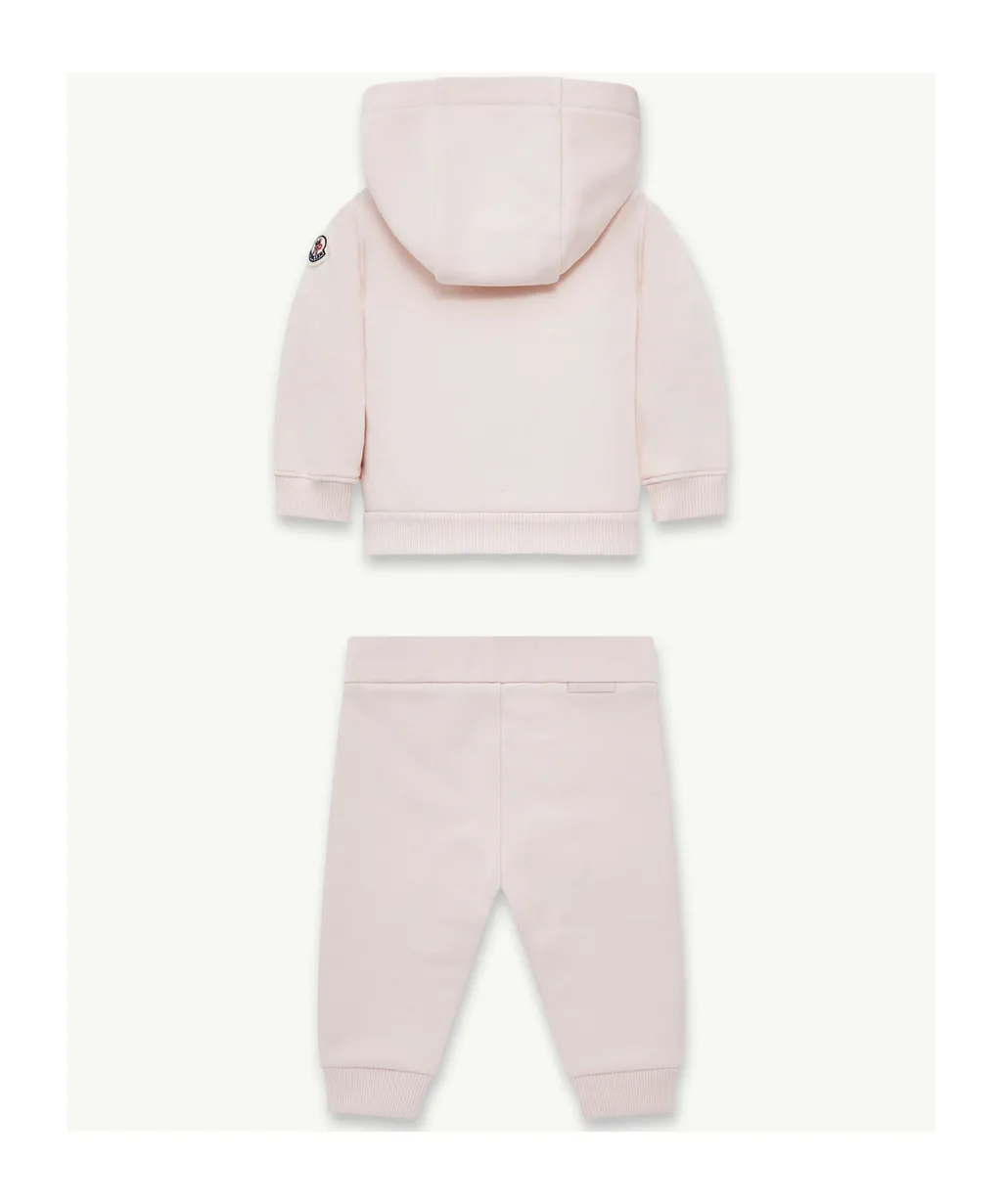 Embroidered Heart Logo Cotton Sweatsuit Set