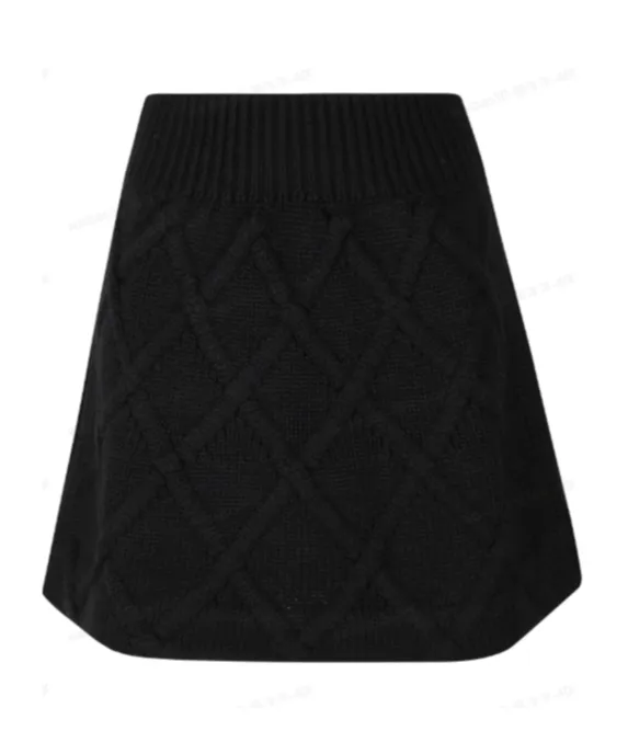 Wool Mini Skirt