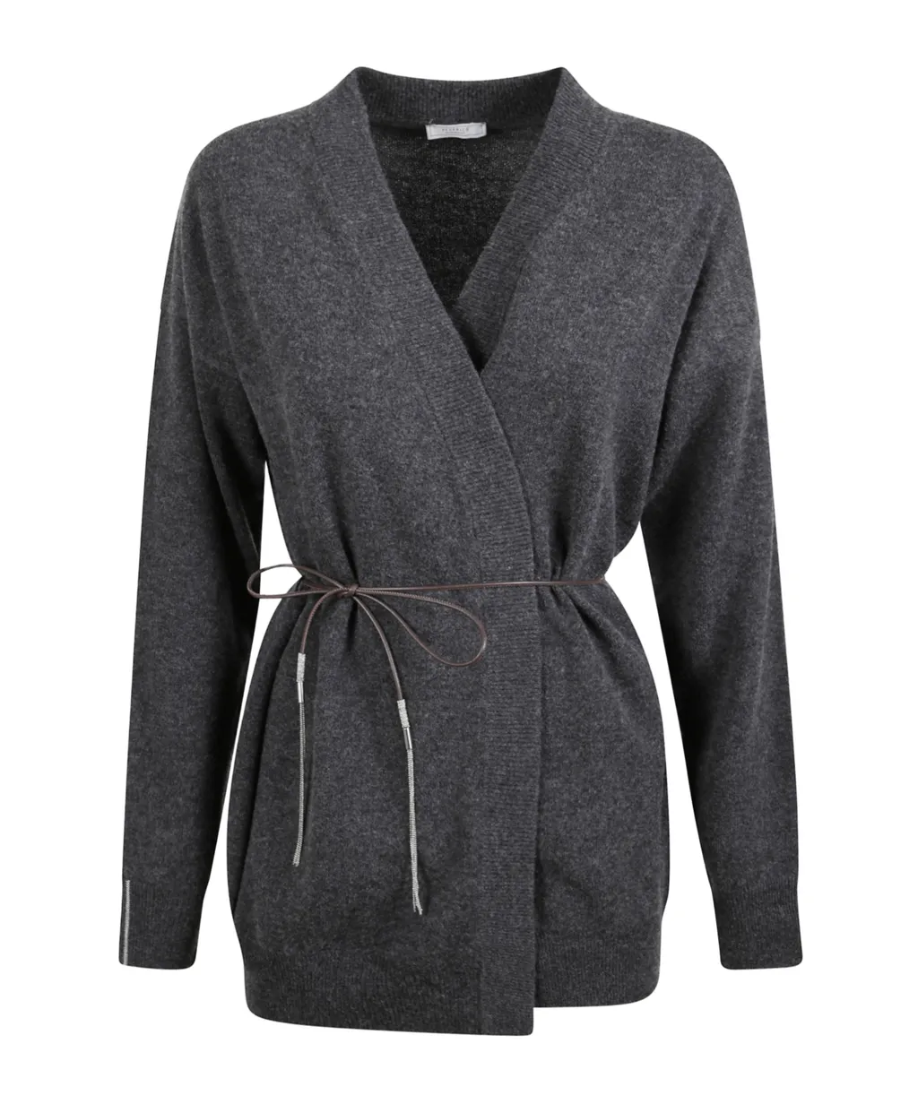 Strappy Knitted Cardigan