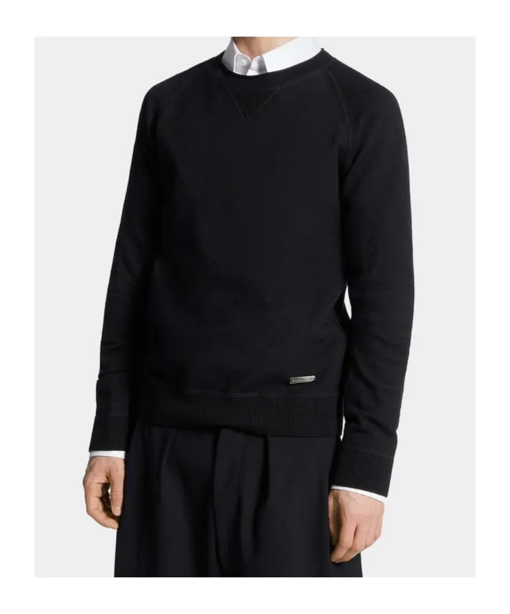 Dsquared2 Logo Plaque Knitted Jumper