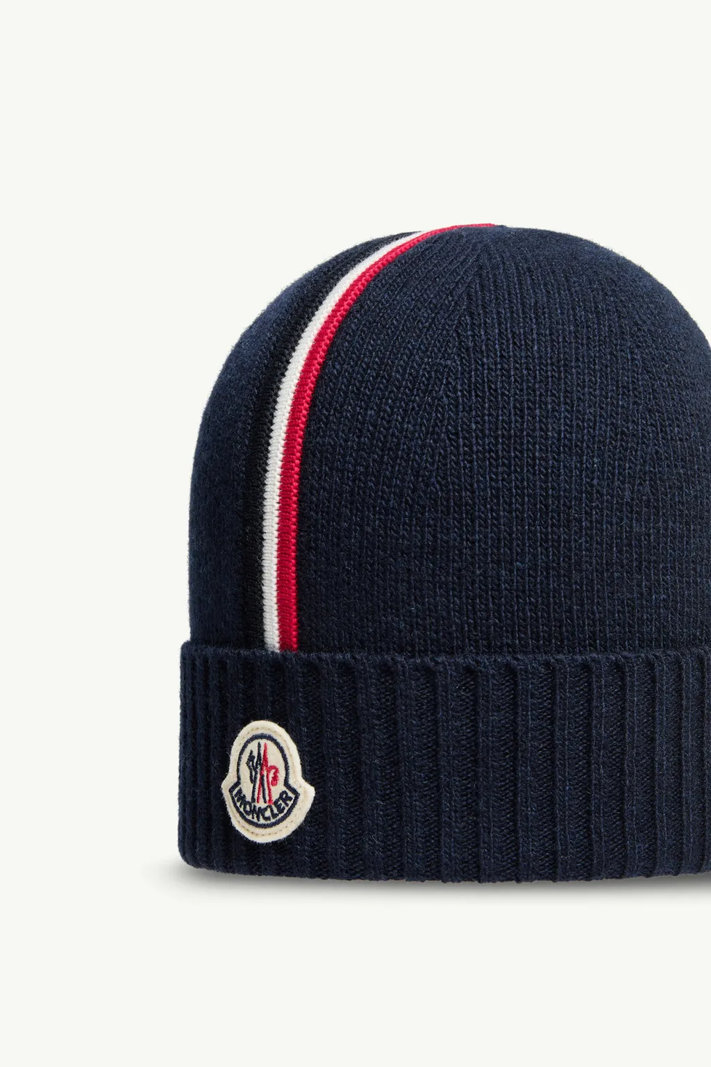 Moncler Enfant Tricolour-Trimmed Beanie