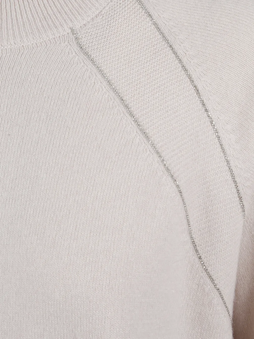 Peserico Bead-Detailed Turtleneck Jumper