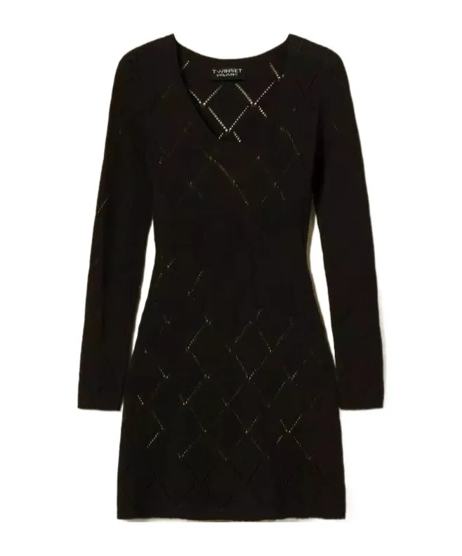 Diamond Pattern Dress