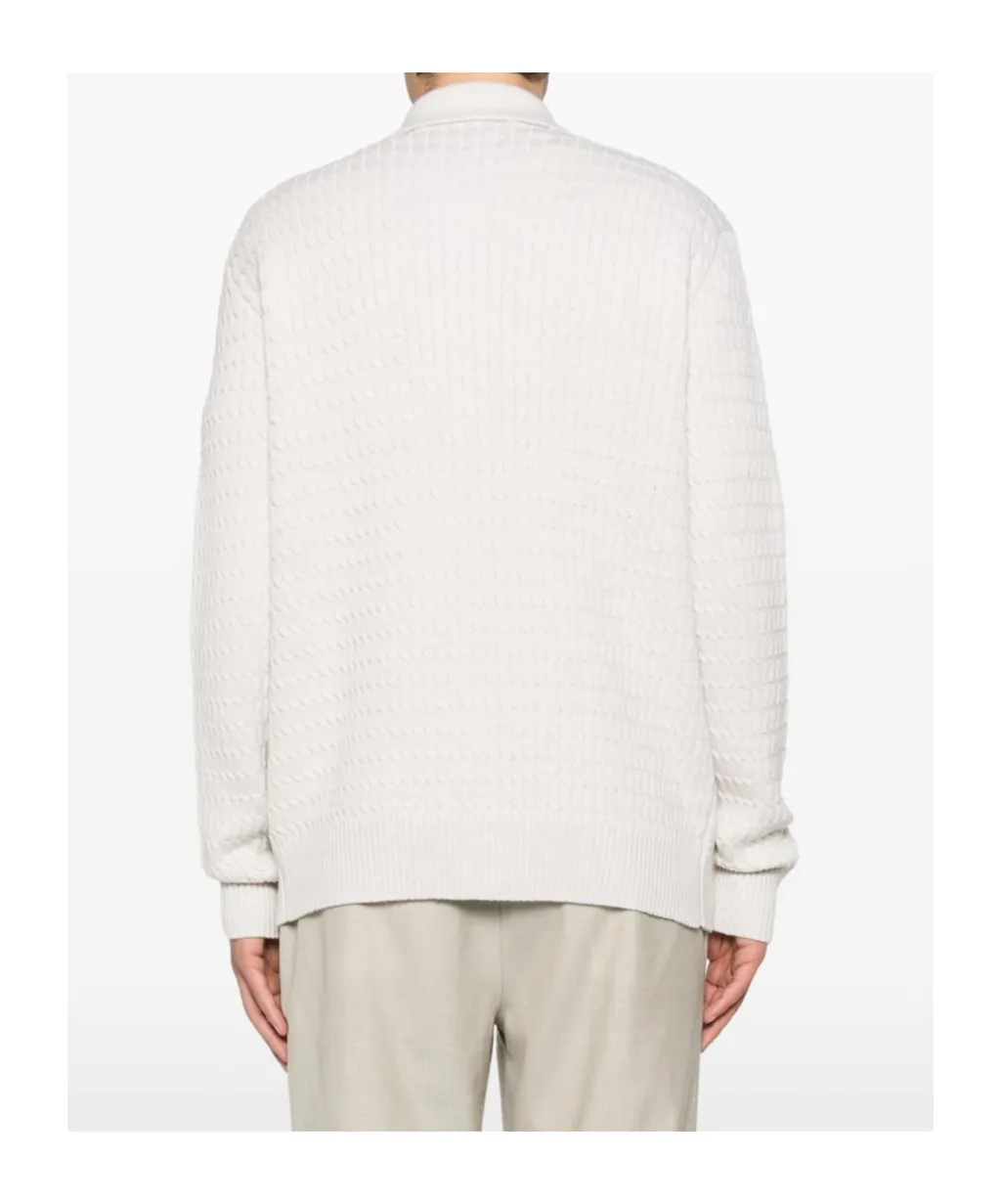 Cable-Knit Cardigan
