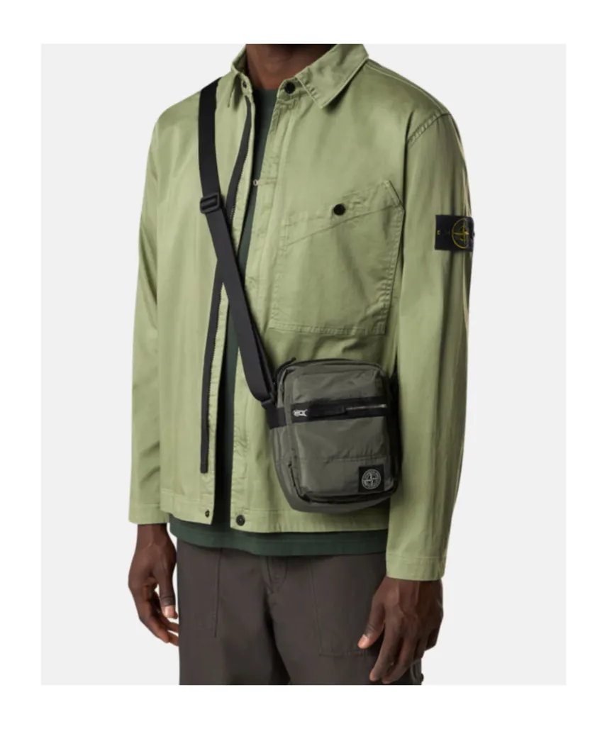 Stone Island Logo Patch Messenger Bag