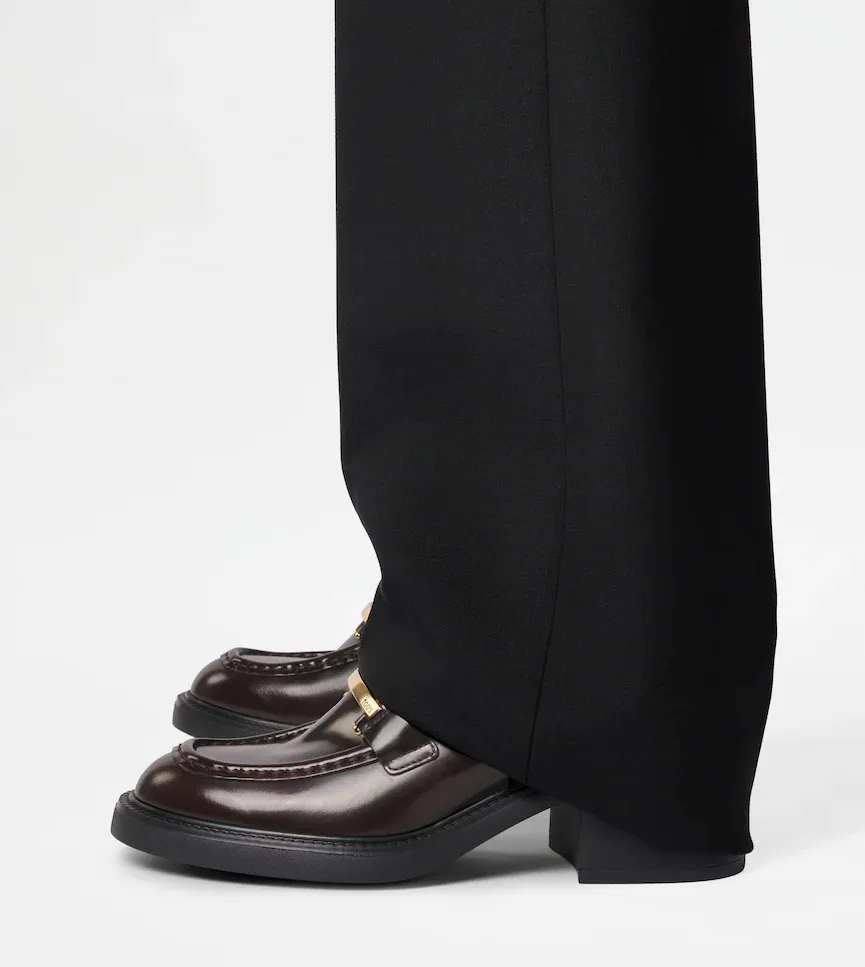 60Mm Leather Loafers