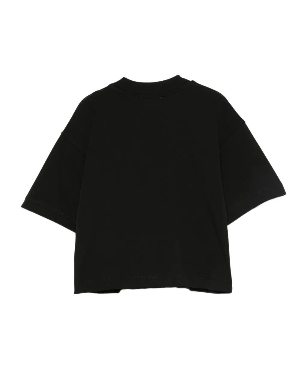 Tixan Logo-Embroidered T-Shirt