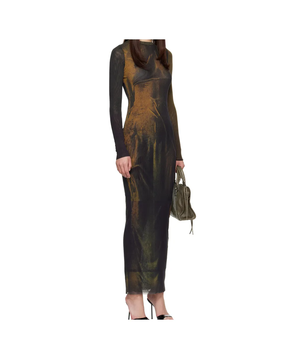 The Acid Water Printed Maxi Dress