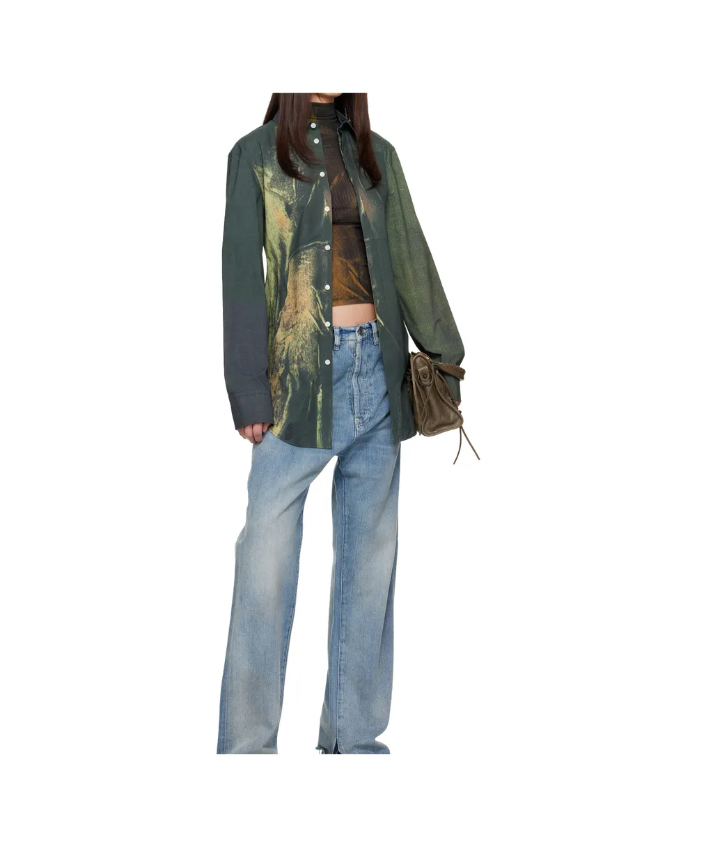 The Acid Water Printed Buttoned Shirt