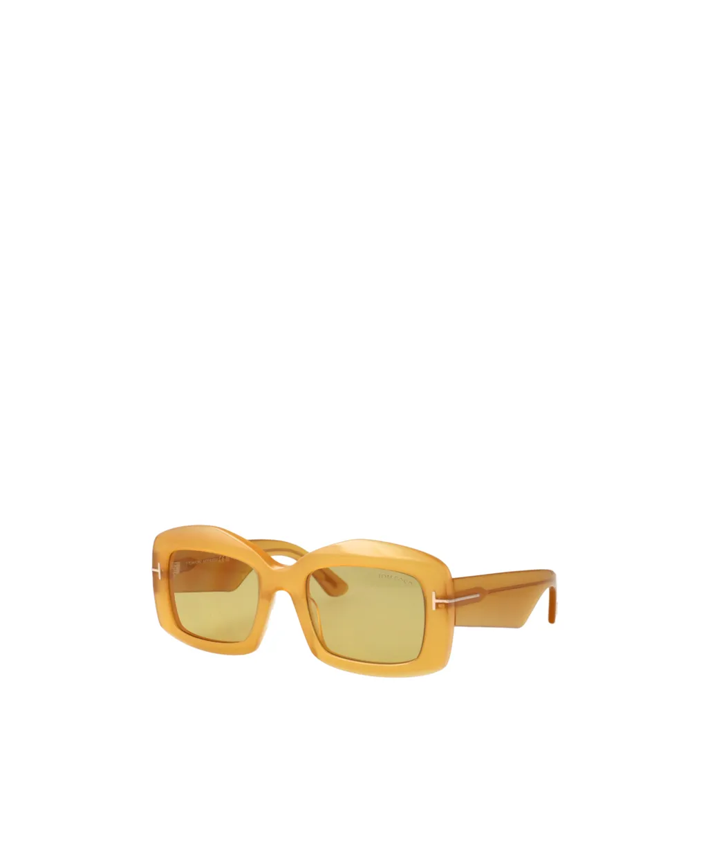 Tom Ford Eyewear Venetia Rectangle Frame Sunglasses
