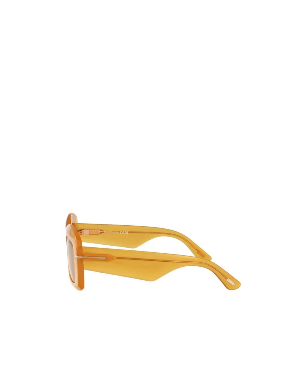 Tom Ford Eyewear Venetia Rectangle Frame Sunglasses