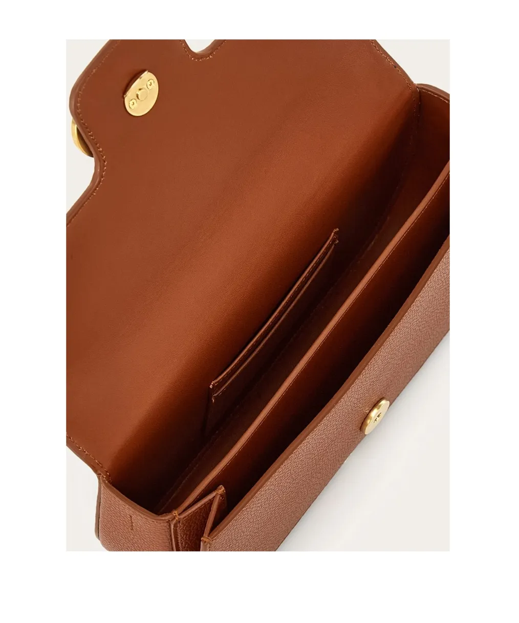 Double Gancini Mini Crossbody Bag