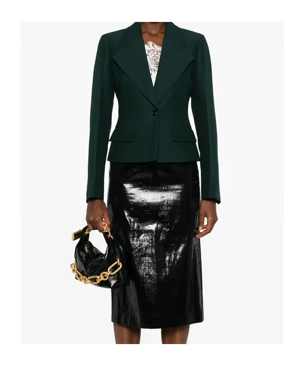 Long-Sleeved Suit Jacket