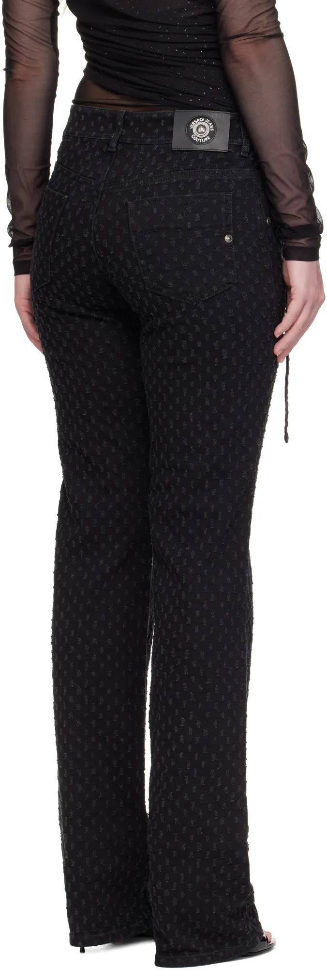 Versace Jeans Couture High Rise Slim Fit Jeans