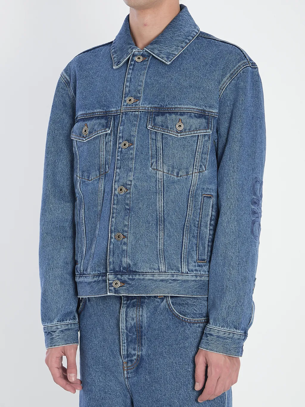 Loewe Anagram Buttoned Jacket