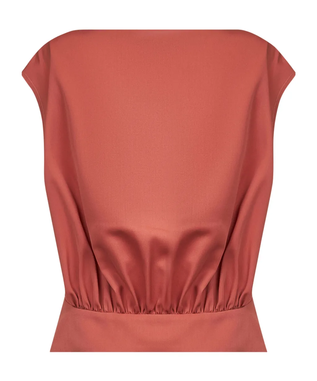 Marni Sleeveless Gathered Top