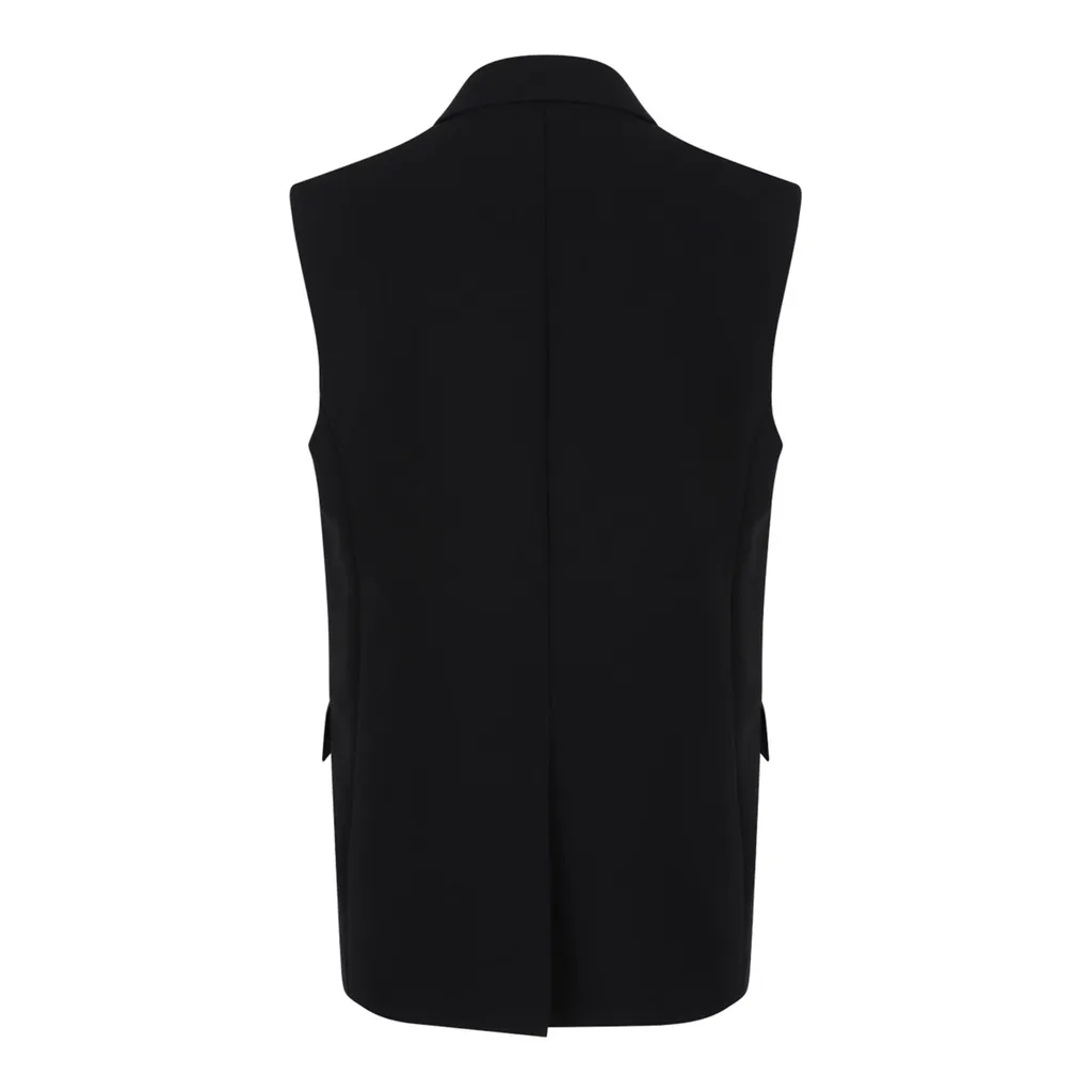 Max Mara Studio Pomez Double-Breasted Gilet