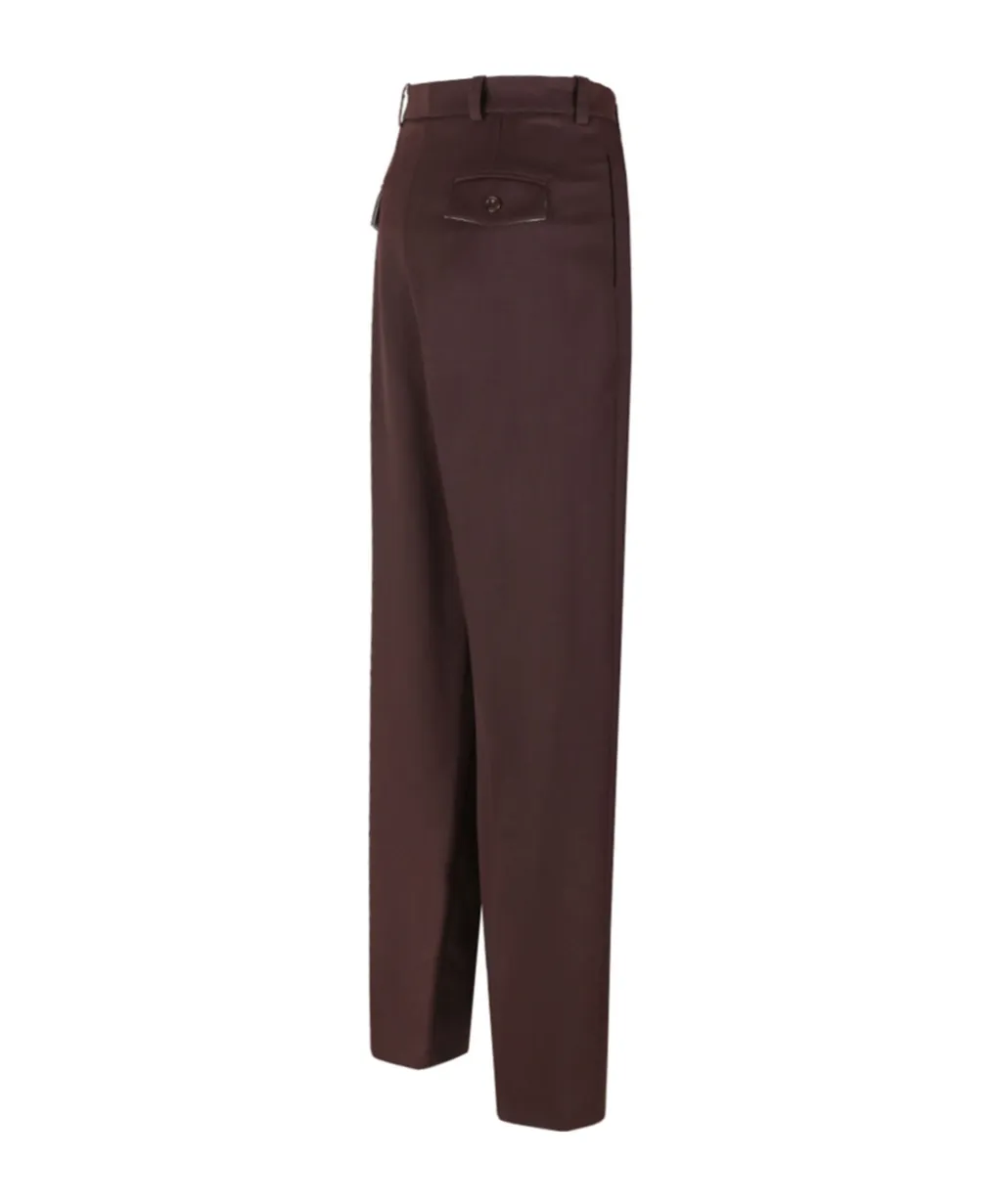 Elisabetta Franchi Pleat Detailed Straight-Leg Trousers