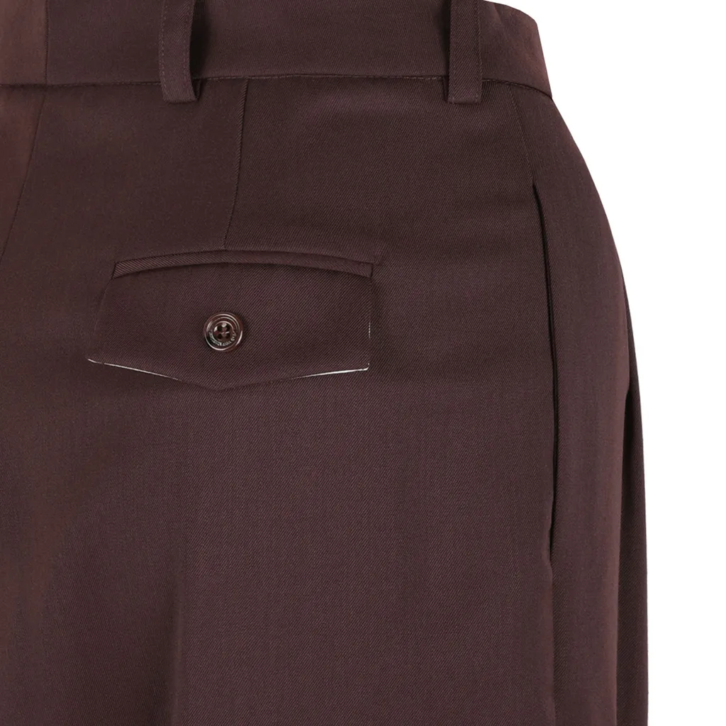 Elisabetta Franchi Pleat Detailed Straight-Leg Trousers