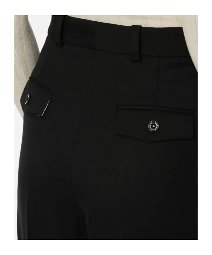 Elisabetta Franchi Pleat Detailed Straight-Leg Trousers