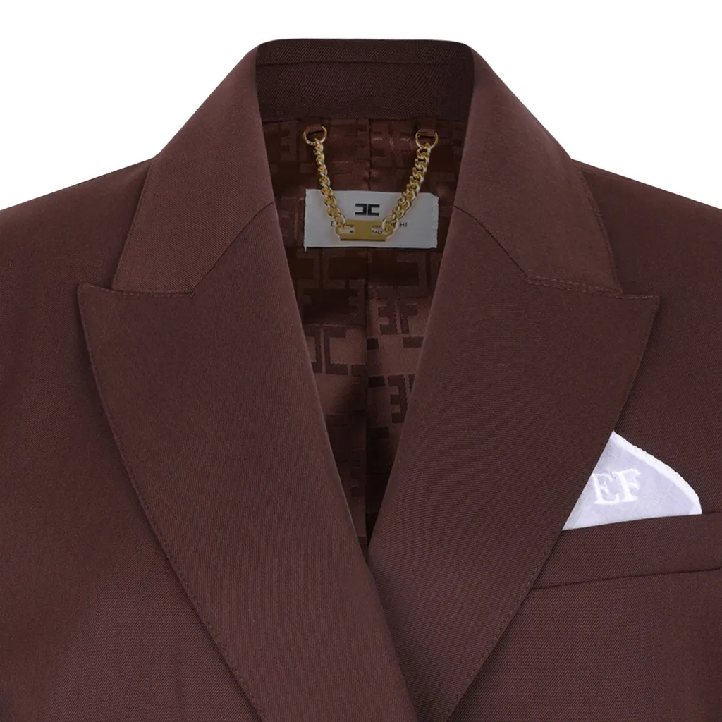 Elisabetta Franchi Double-Breasted Tailoted Blazer
