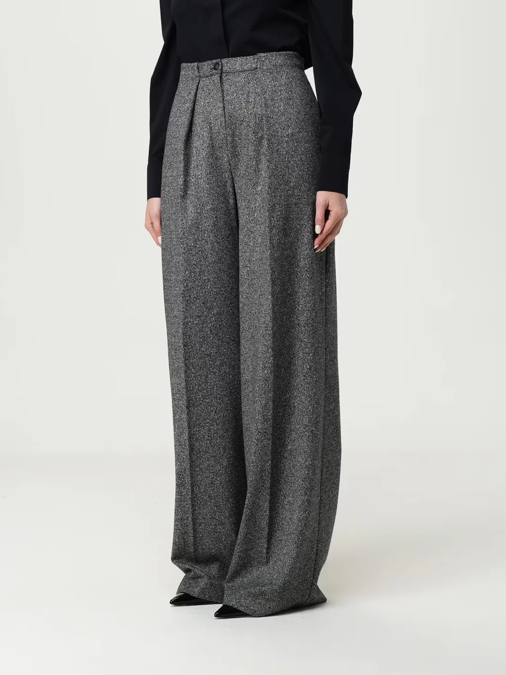 High-Waisted Casual Pants