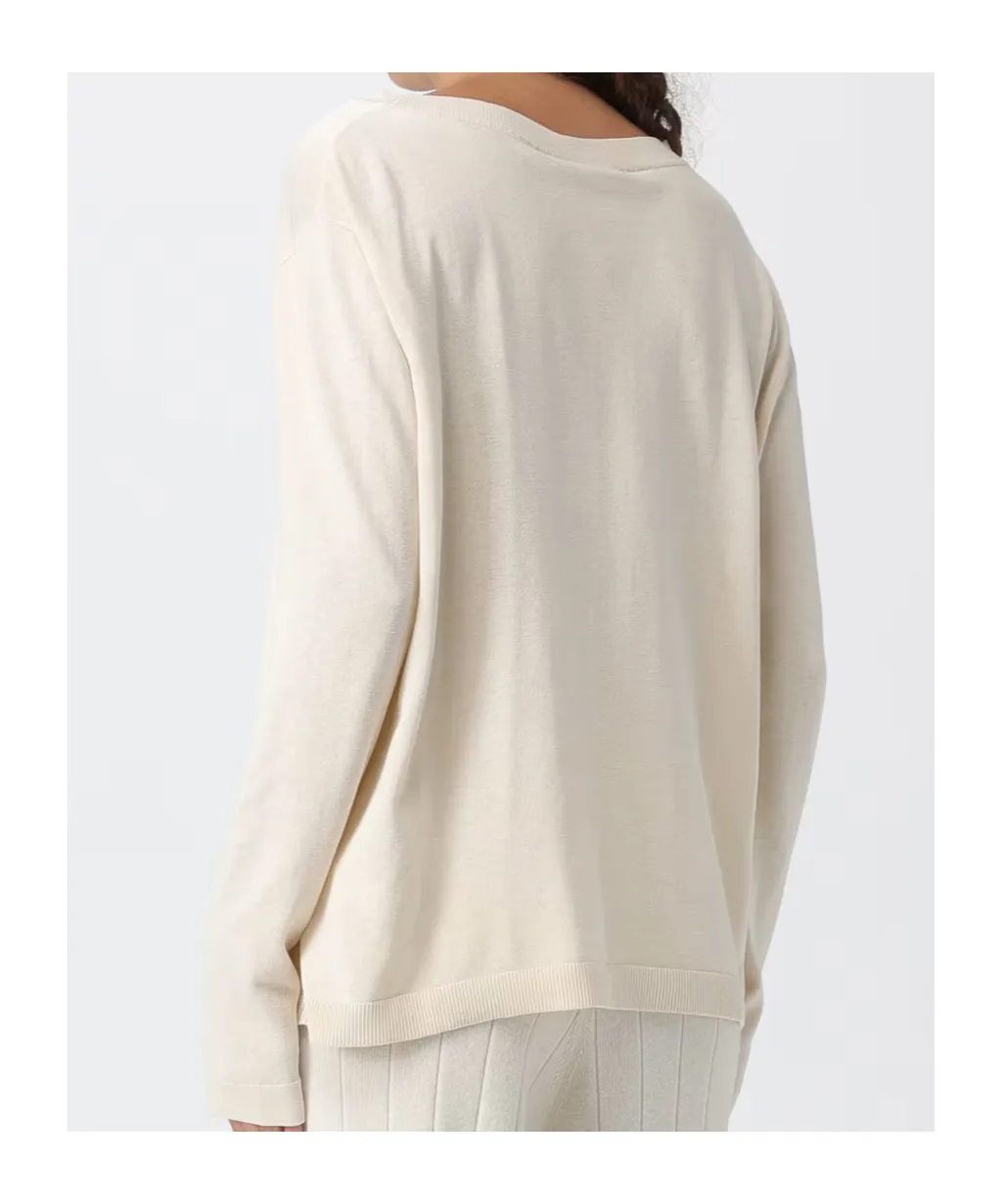 Long-Sleeved Knitted Shirt