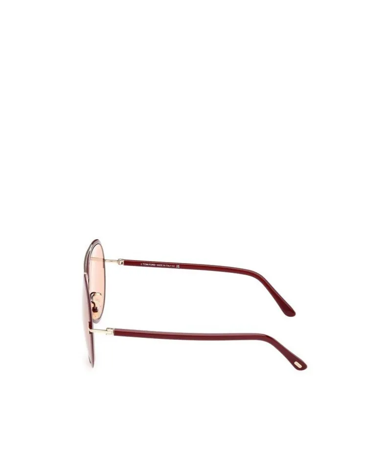 Tom Ford Eyewear Aviator Frame Sunglasses