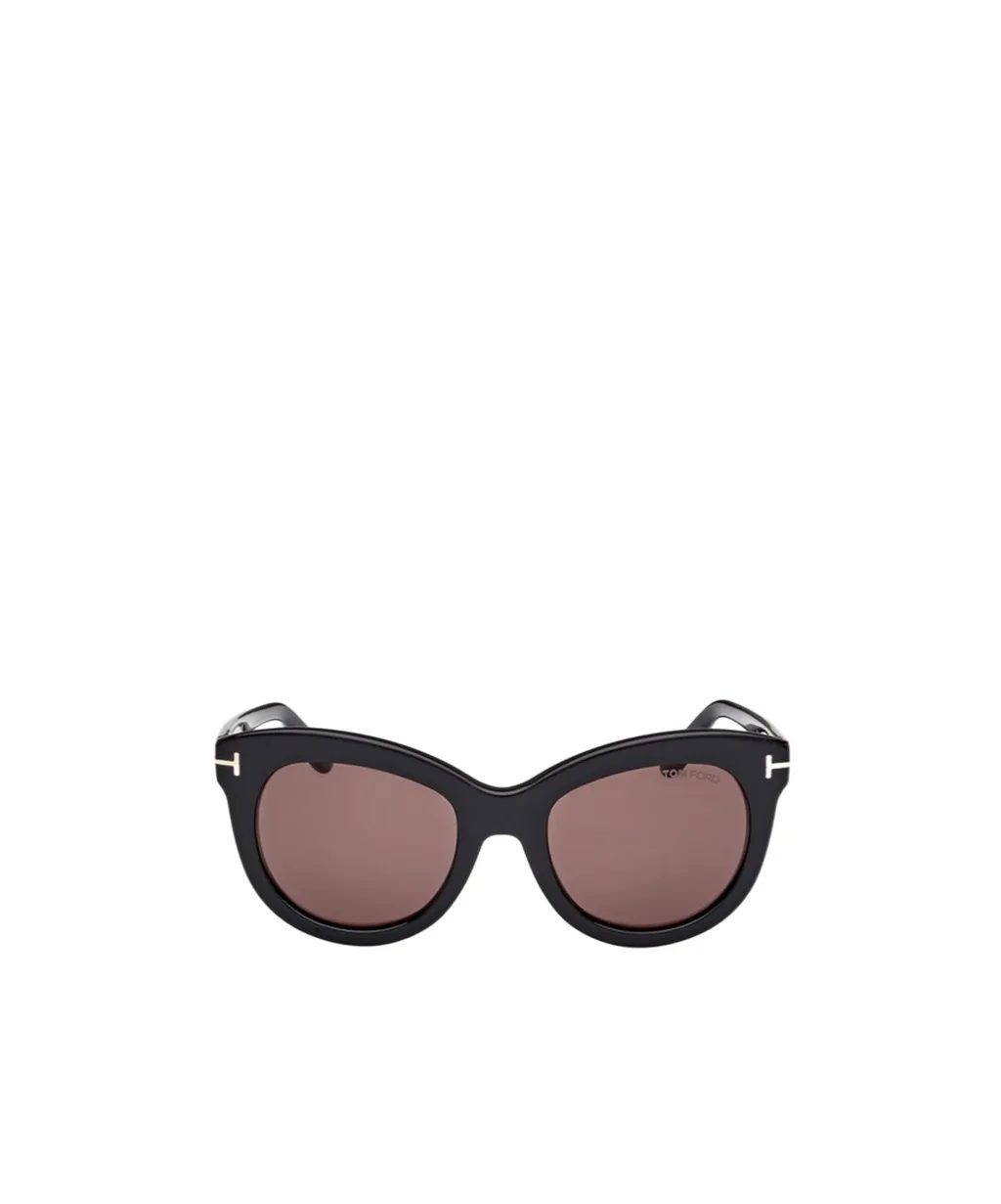 Tom Ford Eyewear Odette Oval Frame Sunglasses