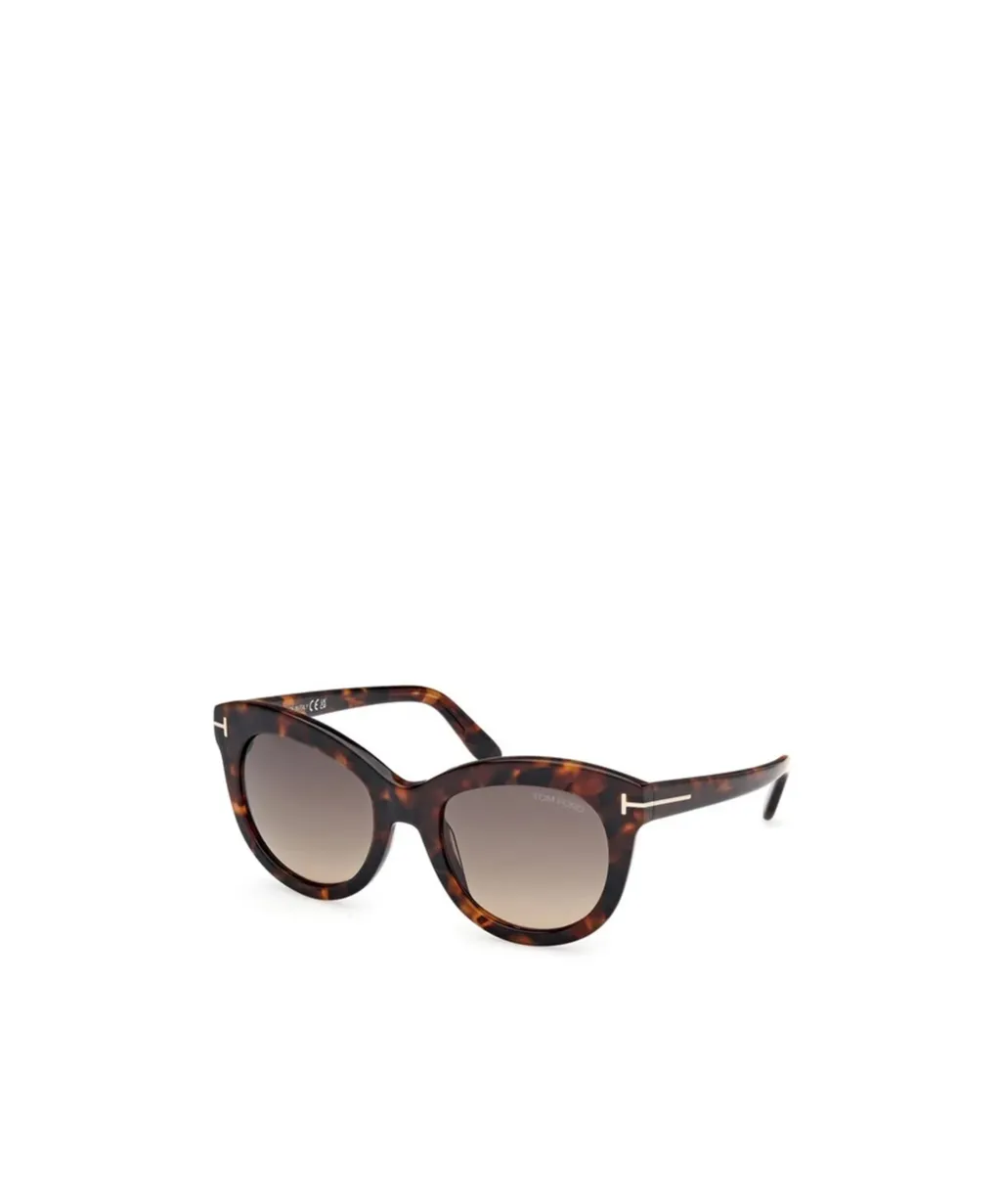 Tom Ford Eyewear Odette Oval Frame Sunglasses