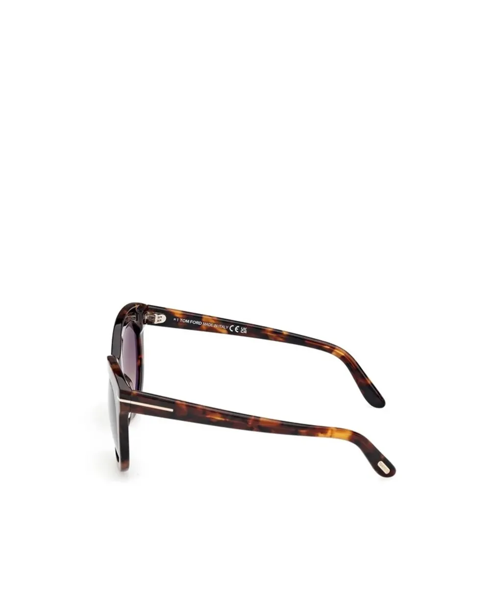 Tom Ford Eyewear Odette Oval Frame Sunglasses