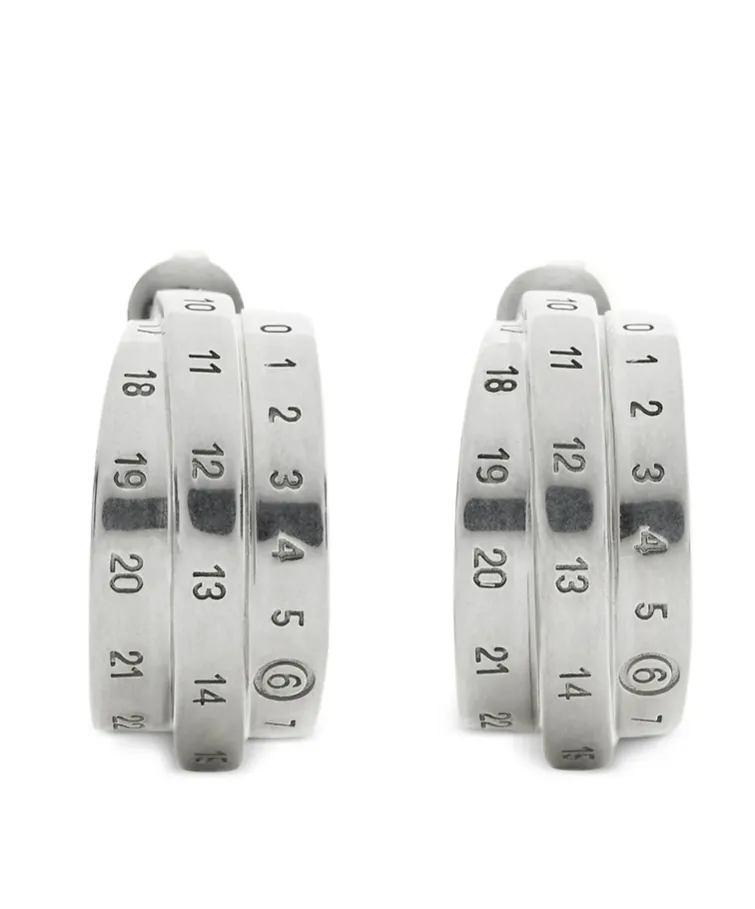 Mm6 Maison Margiela Numeric Cuff Earrings