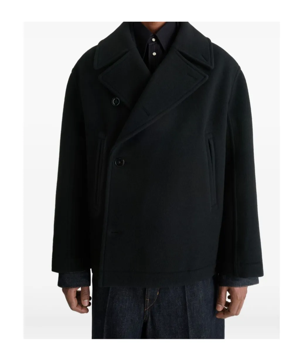 Lemaire Double-Breasted Long Sleeved Coat