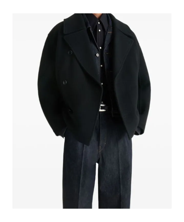 Lemaire Double-Breasted Long Sleeved Coat