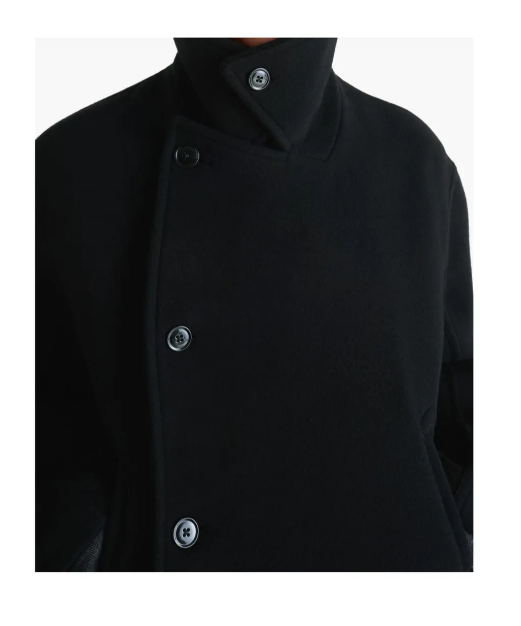 Lemaire Double-Breasted Long Sleeved Coat