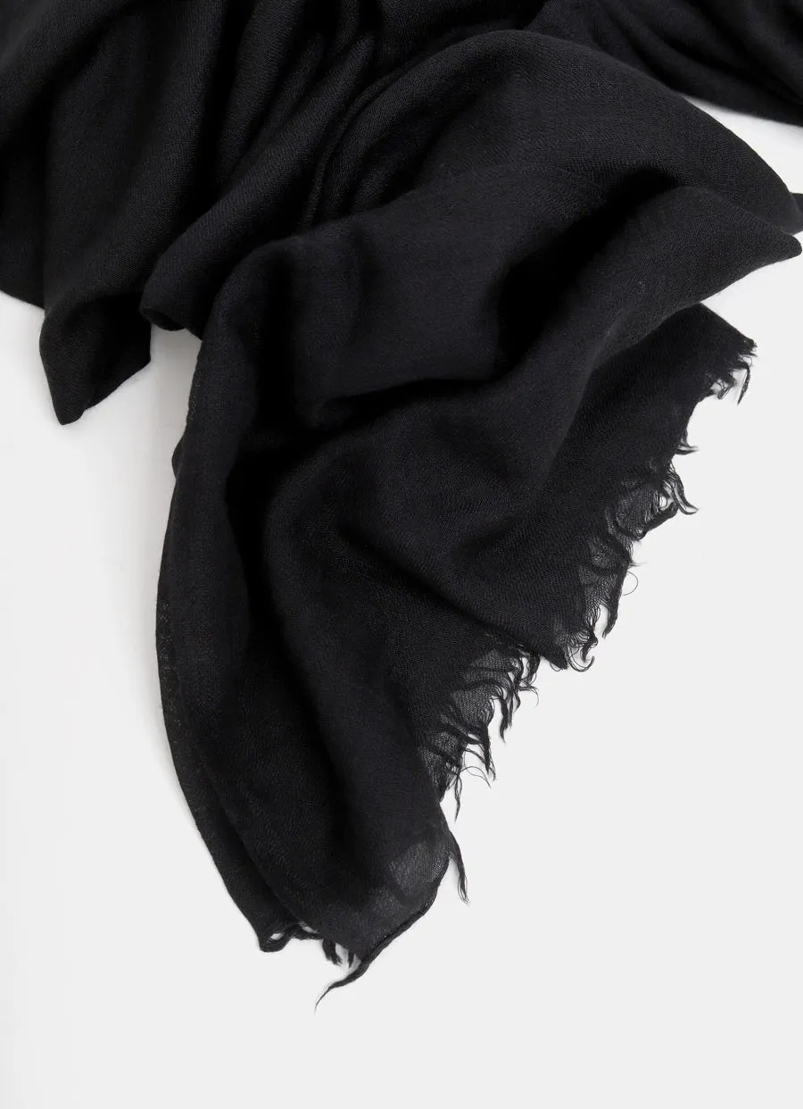 Rick Owens Emily Raw Edged Scarf