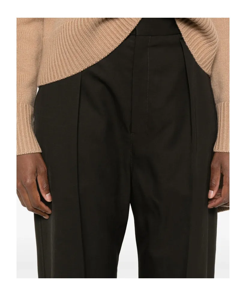 Pleated-Pocket Trousers