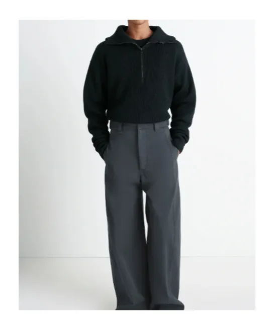 Lemaire Turtleneck Half-Zipped Sweater