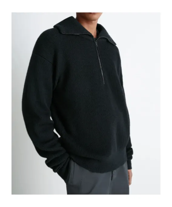 Lemaire Turtleneck Half-Zipped Sweater