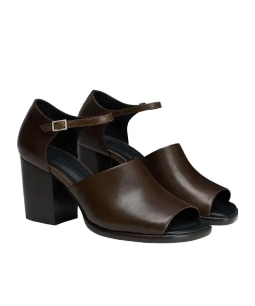 80Mm Open-Toe Block-Heel Sandals