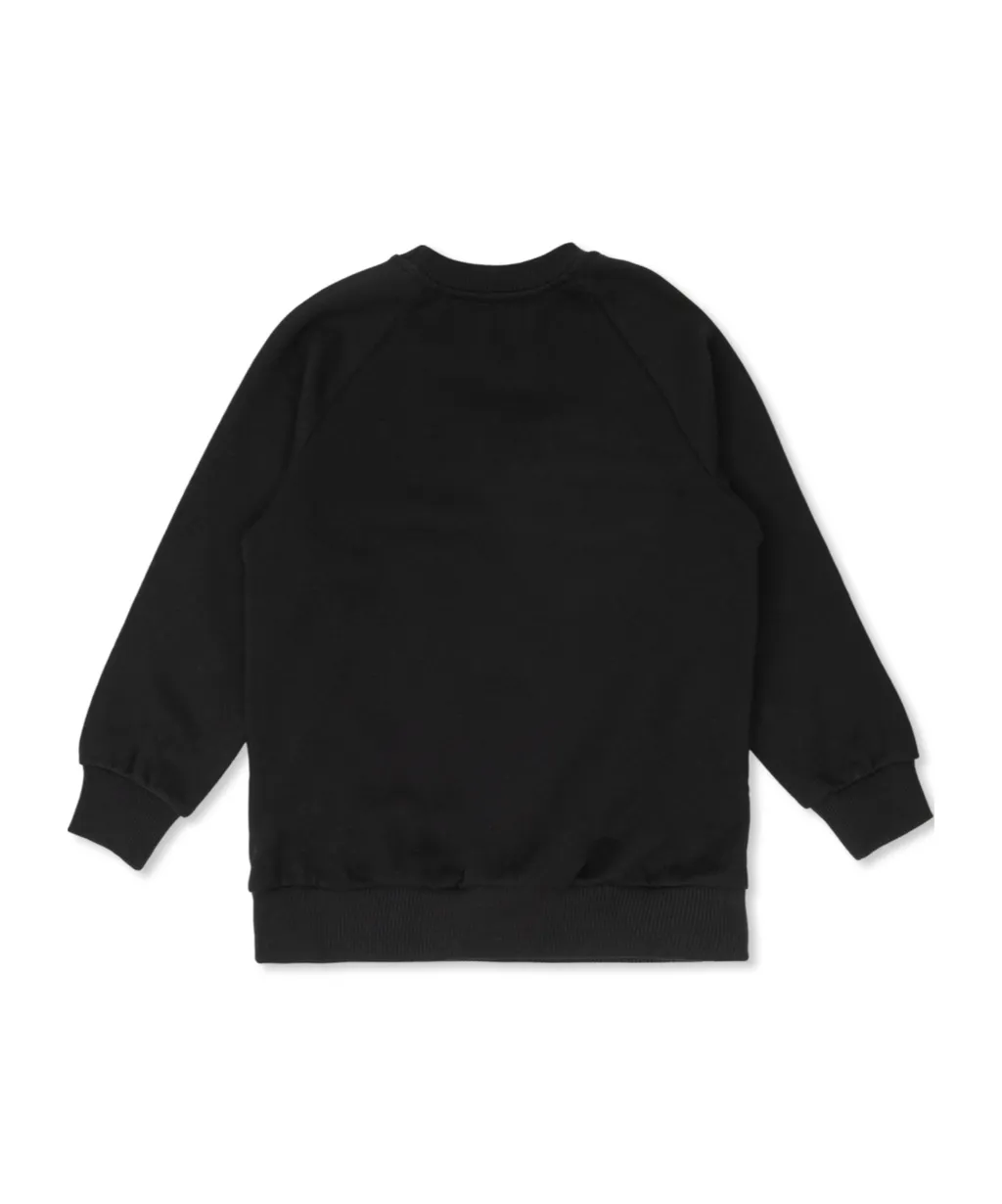Balmain Kids Logo Embroidered Crewneck Sweatshirt