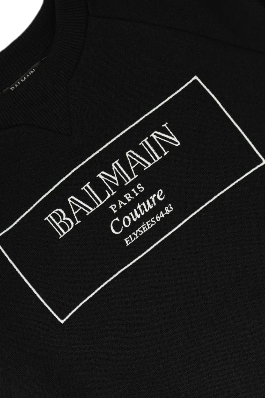 Balmain Kids Logo Embroidered Crewneck Sweatshirt