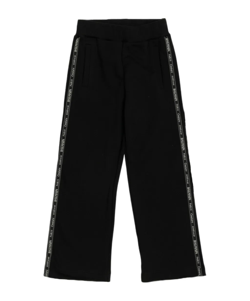 Balmain Kids Logo Banded Sweatpants