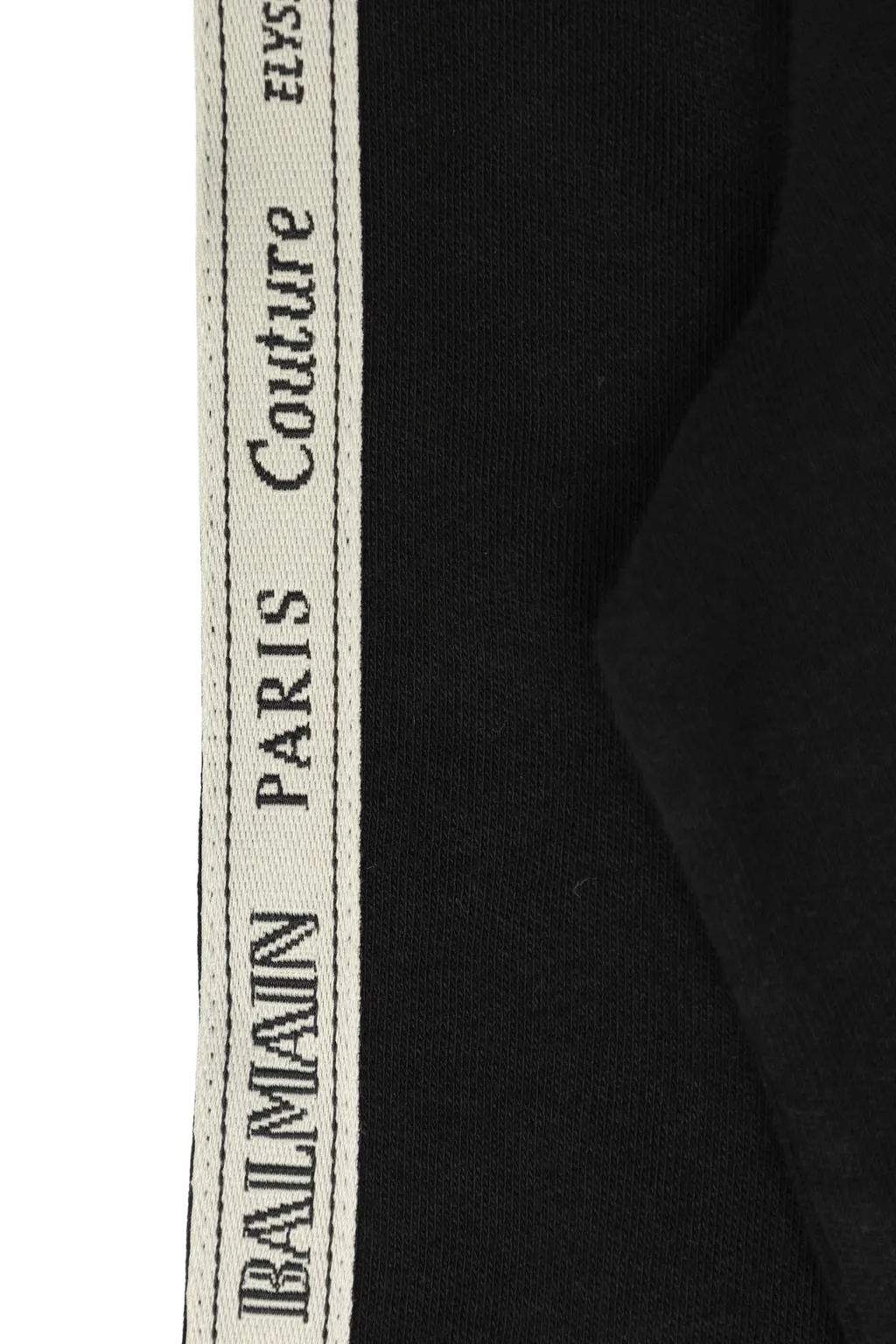 Balmain Kids Logo Band Long-Sleeved Polo Shirt