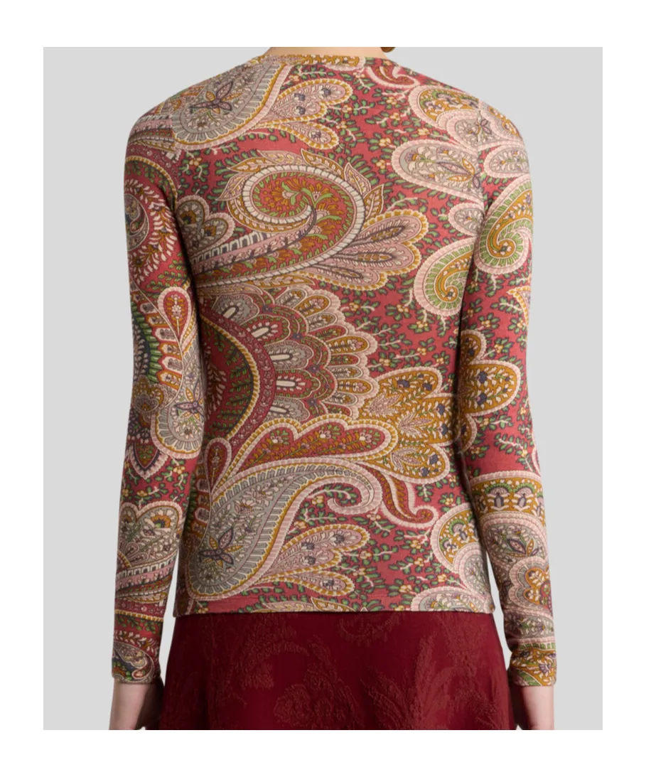 Etro Paisley Printed Long-Sleeved Top